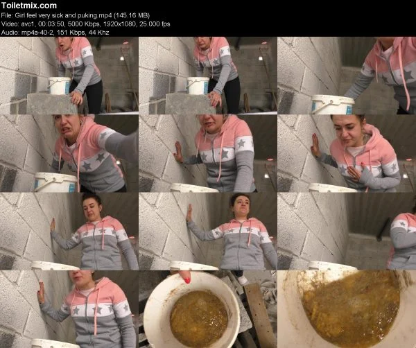 Girl feel very sick and puking