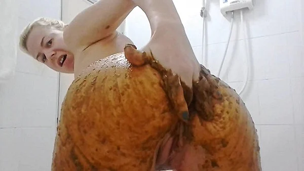 Sexy Slow Big Shit Smearing On My Ass