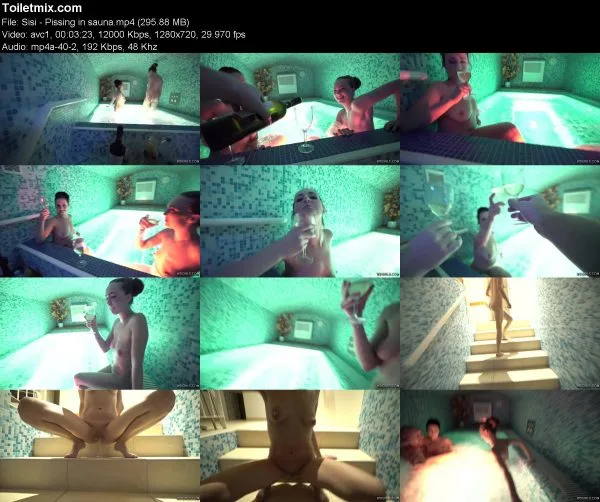 Sisi – Pissing in sauna