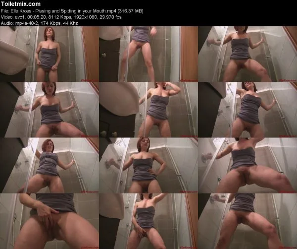 Ella Kross – Pissing and Spitting in your Mouth