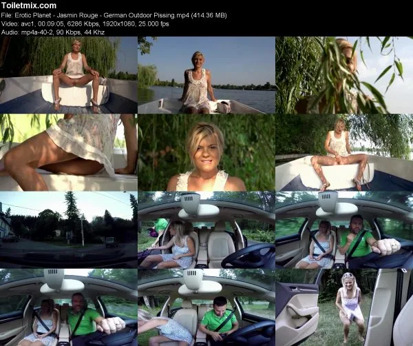 Erotic Planet – Jasmin Rouge – German Outdoor Pissing