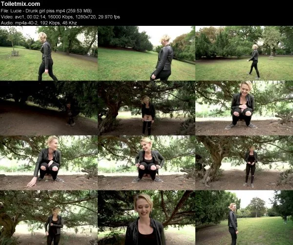 Lucie – Drunk girl piss