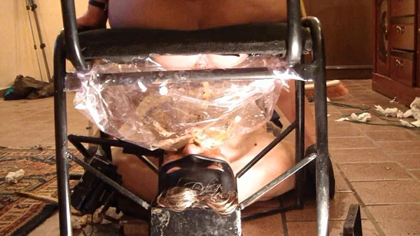 New Chair over Toilet Slave Part 4