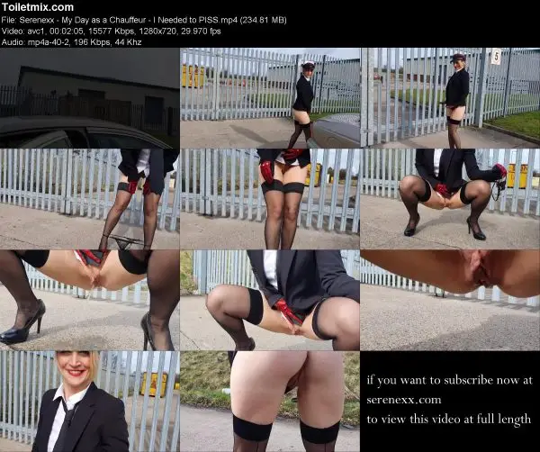 Serenexx – My Day as a Chauffeur – I Needed to PISS