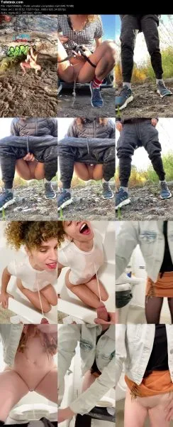 VibeWithMolly – Public urination compilation