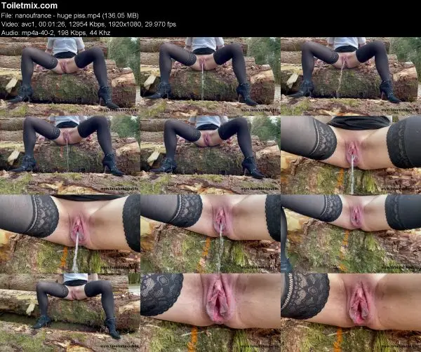nanoufrance – huge piss