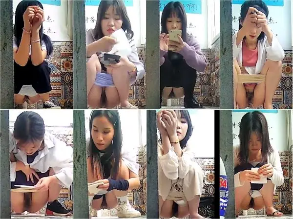 Bar Panoramic Doorless Women Toilet Amateur Pee Voyeur
