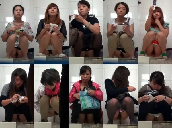 China Shopping Mall Toilet Poop Voyeur