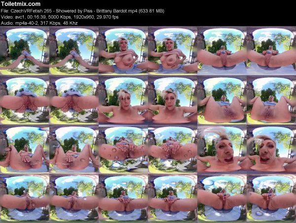 CzechVRFetish 265 – Showered by Piss – Brittany Bardot