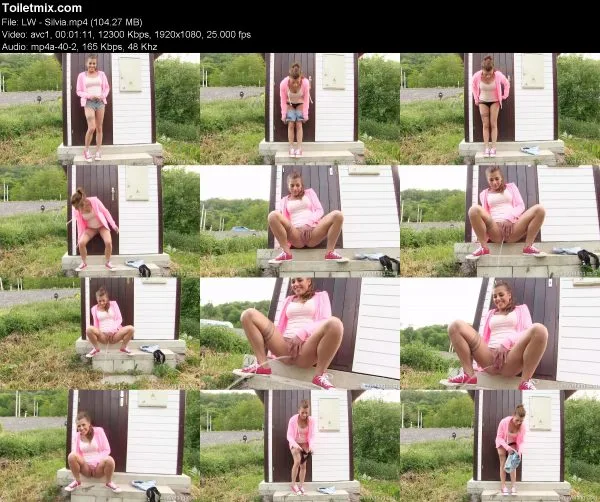LW – Silvia pissing in public, HD 2020