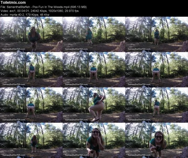 SamanthaStarfish – Poo Fun In The Woods