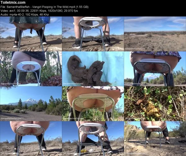 SamanthaStarfish – Vangirl Pooping In The Wild