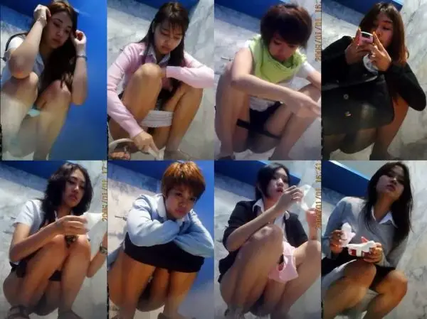 Thailand student toilet hidden camera 41 thai wc voyeur