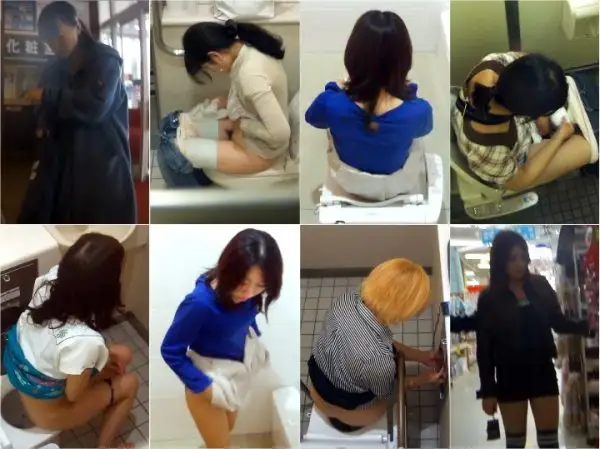 H-V.Japanese toilet style.No,124 Toilet Voyeur