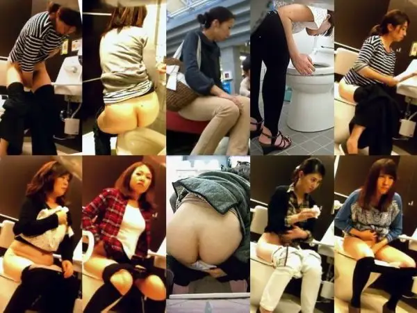H-V.Japanese toilet style.No,124 Toilet Voyeur