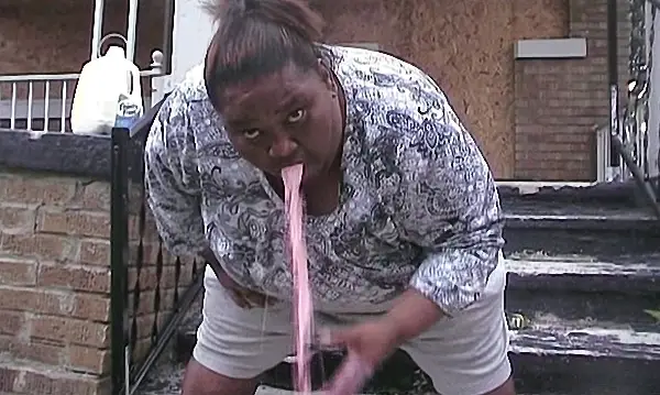 Ebony girls vomiting