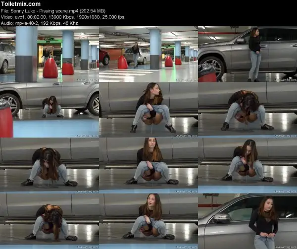 Sanny Luke – Pissing scene