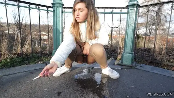 Sara – Drunk girl piss HD