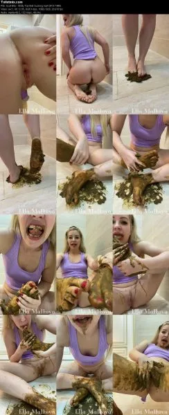 Scat Ella – Shitty Toe feet Sucking