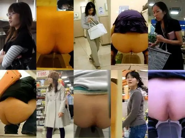 Japanese Voyeur 20代から50代まで全10名中大4名 和式盗撮