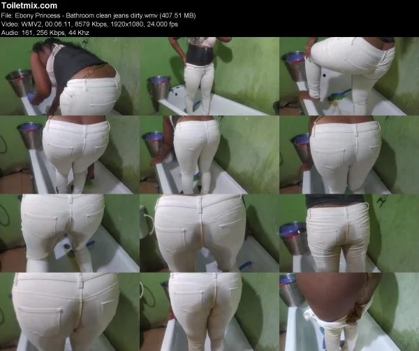 Ebony Princess – Bathroom clean jeans dirty