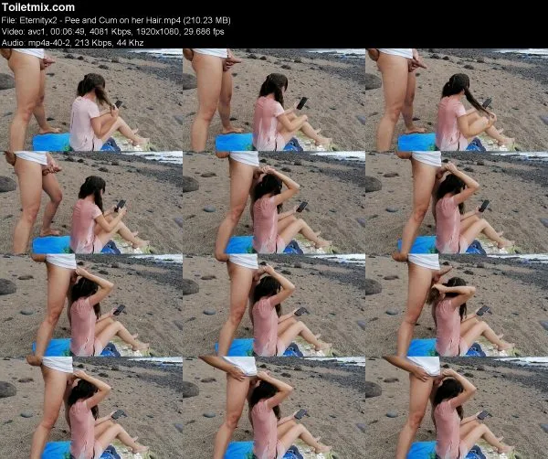 Eternityx2 – Pee and Cum on her Hair