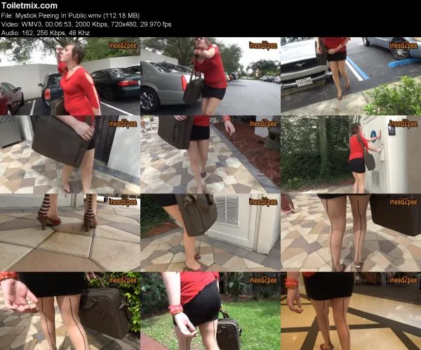 Mystick Peeing In Public