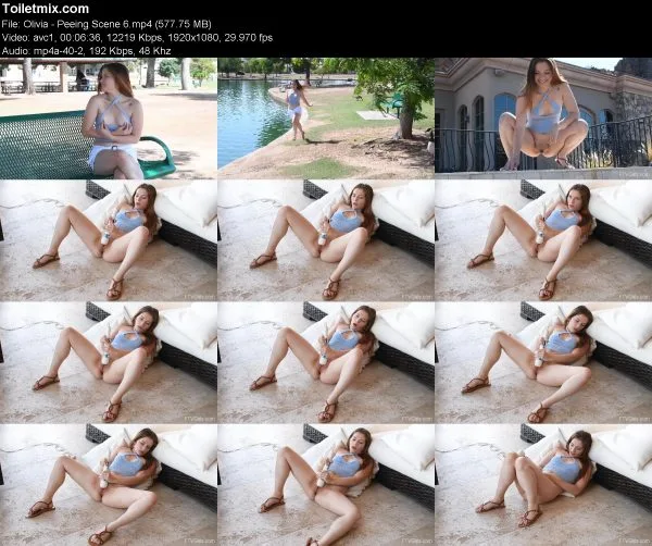 Olivia – Peeing Scene 6