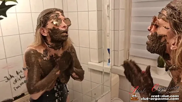 SlutOrgasma – Pooping eating cleaning the toilet