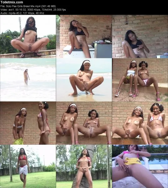 Solo Pee Girls Brasil Mix