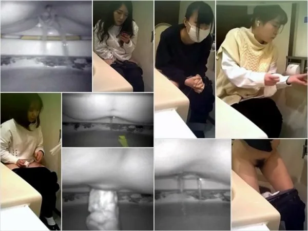 無修正　【新作】トイレ盗撮シリーズ（２カ Spy Cam