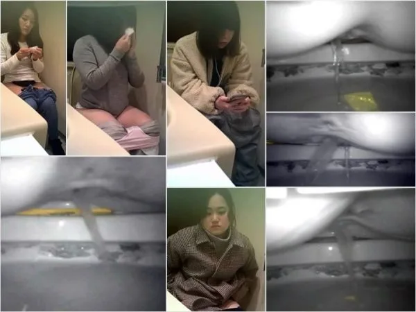 無】女子大生部屋の横のトイレにこっそり隠