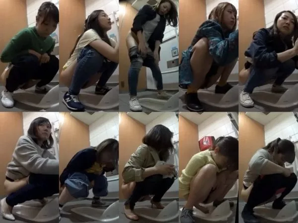 無修正　【新作】トイレ盗撮シリーズ（２カ Spy Cam