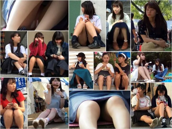 Japanese Voyeur Upskirt 逆さ25（jk）/逆さ24（jk）