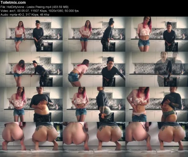 HotDirtyIvone – Lesbo Peeing