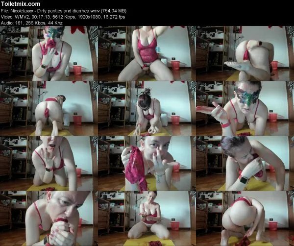 Nicoletaxxx – Dirty panties and diarrhea