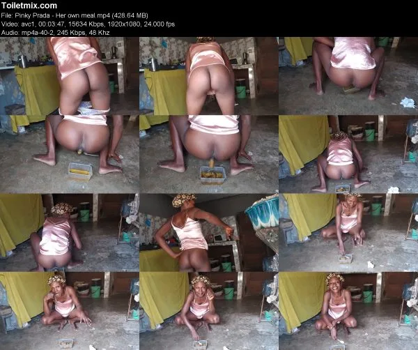 Pinky Prada – Her own meal women scat videos, 2021