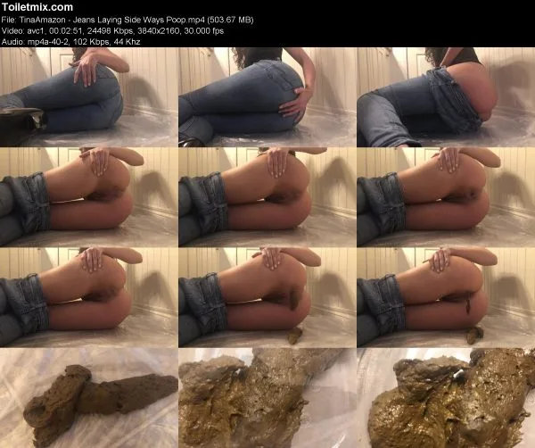 TinaAmazon – Jeans Laying Side Ways Poop
