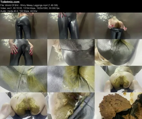 World Of Shit – Shiny Messy Leggings