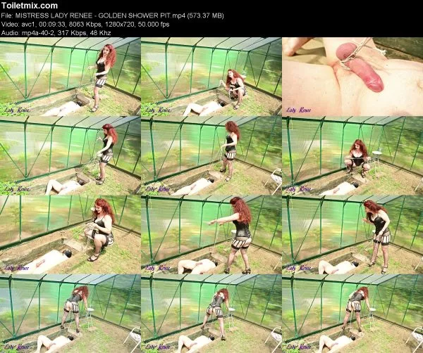 MISTRESS LADY RENEE – GOLDEN SHOWER PIT
