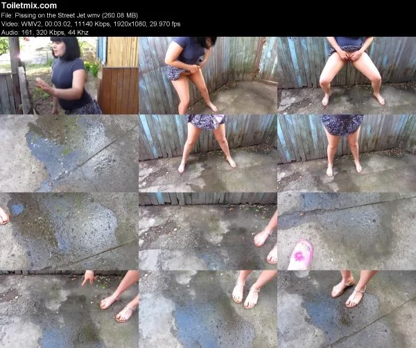 Pissing on the Street Jet