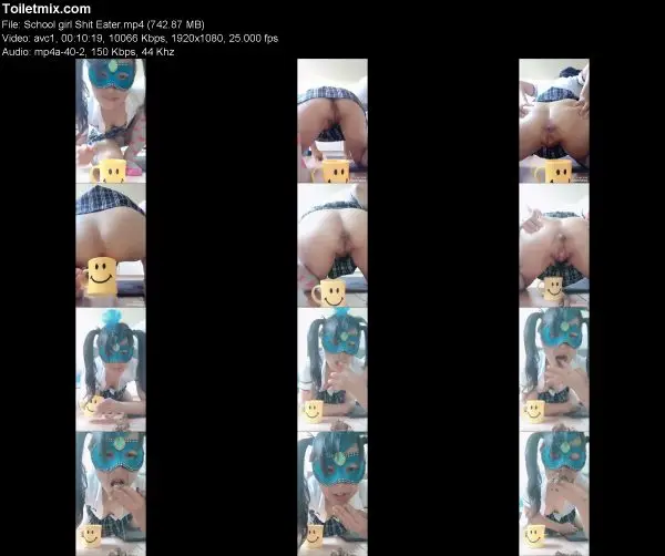 School girl Shit Eater