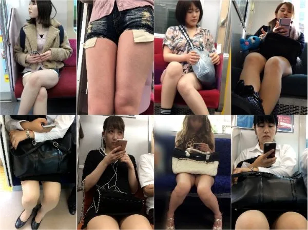 大人の花園 -744 （電車対面）わざとらしく脚