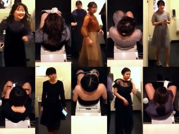 女子達のトイレ事情（浴衣スペシャル）, No.1 Toilet Voyeur