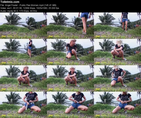 Angel Fowler – Public Pee Woman