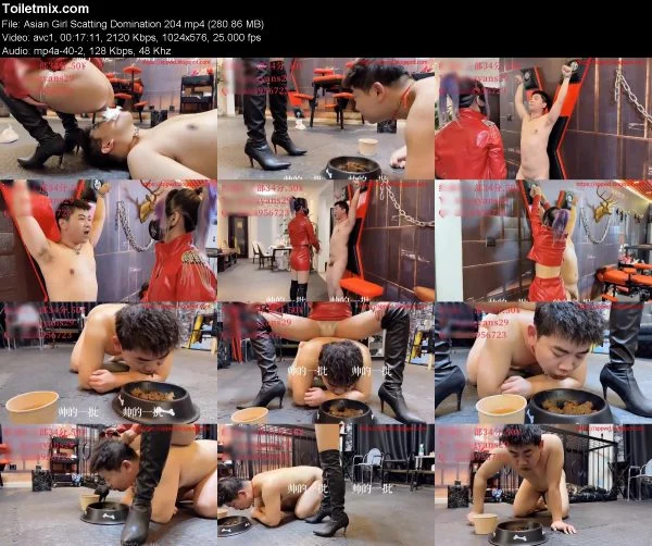 Asian Girl Scatting Domination 204 toilet slave, FullHD 2021