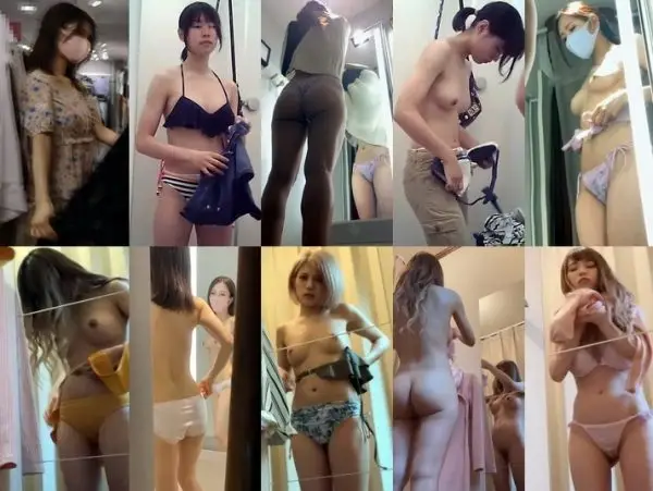 キター！！美女のガチ水着試着。舐めたくな Changing Room