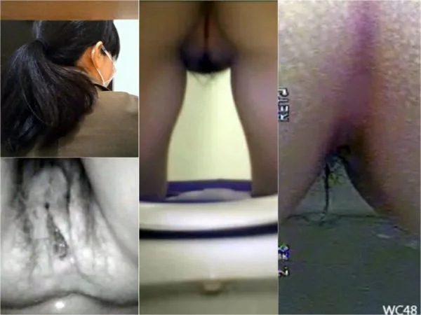 無修正　「洋式トイレ便器内前方アングル＆Japanese Voyeur