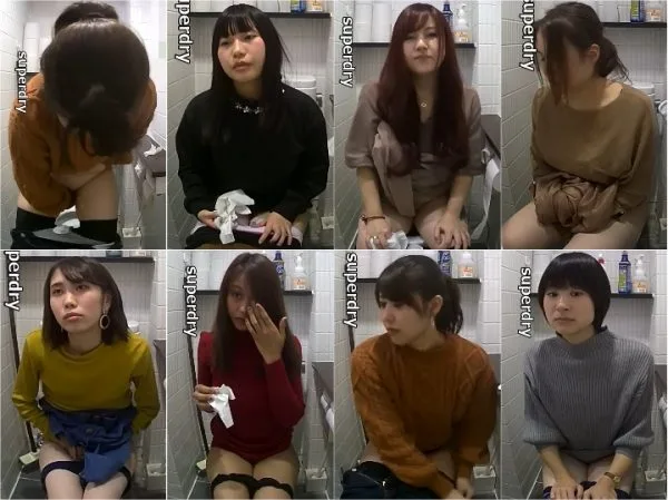 駅構内、電車内洗面所で45人の美女の排泄を Japanese Voyeur