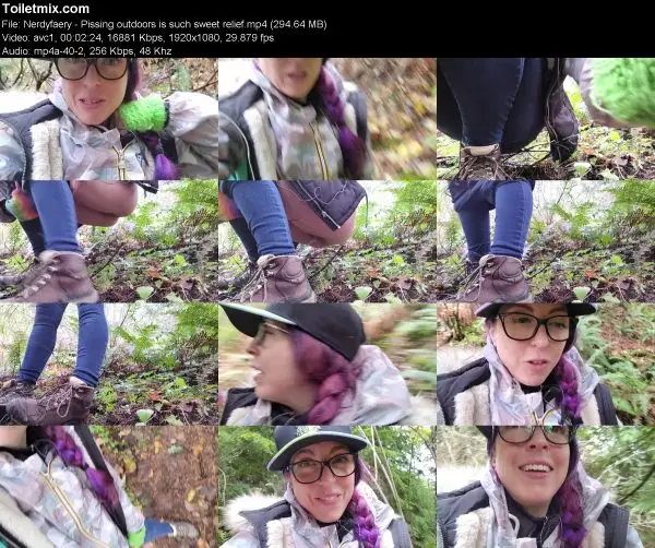 Nerdyfaery – Pissing outdoors is such sweet relief
